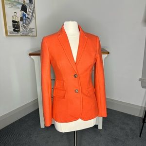 Bright orange blazer size 4